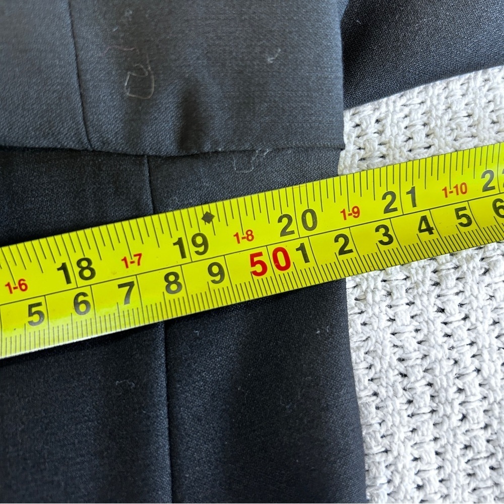 Perry Ellis Men’s 2 Piece Suit 38 Short Blazer & 32R Pants Black Wool Event - Picture 10 of 16